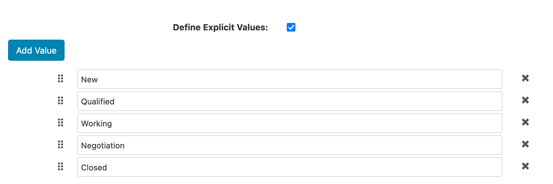 Filter Explicit Values