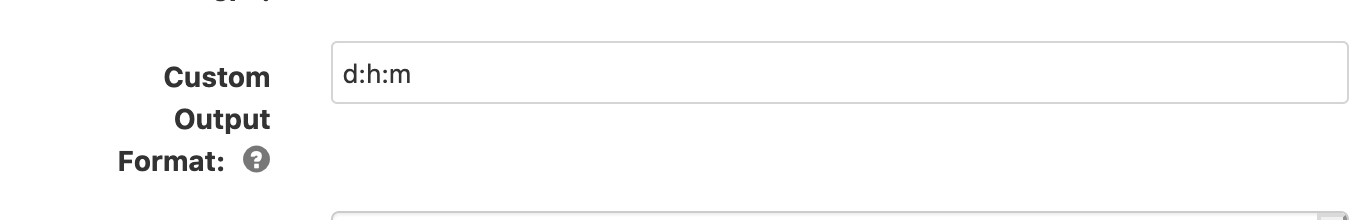 Formatting Configuration