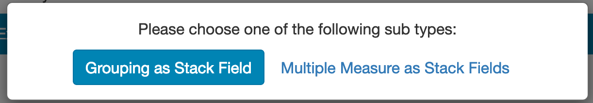 Multiple Measure Stack Configuration