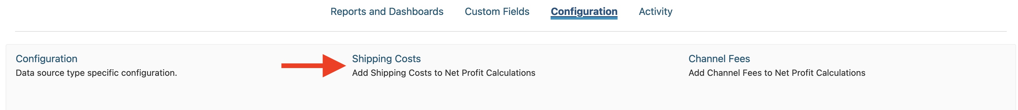 Shipping Cost Setup